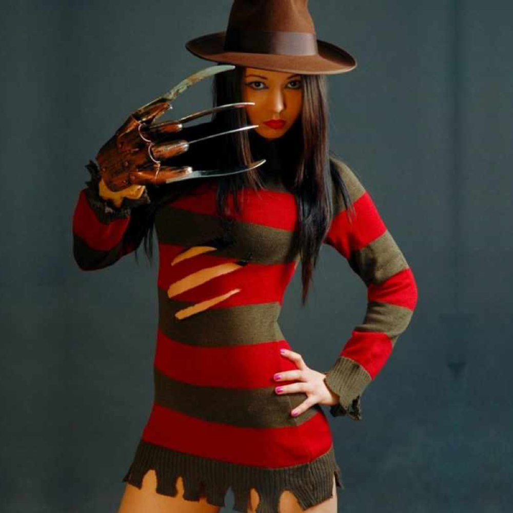 Sexy Freddy Krueger Costume for Women - Sexy Freddy Krueger Glove.