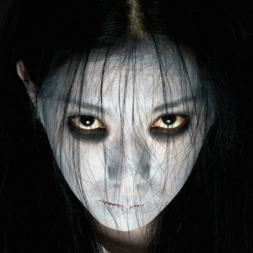 Kayako Saeki Costume The Grudge - Kayako Saeki Black Eyeliner