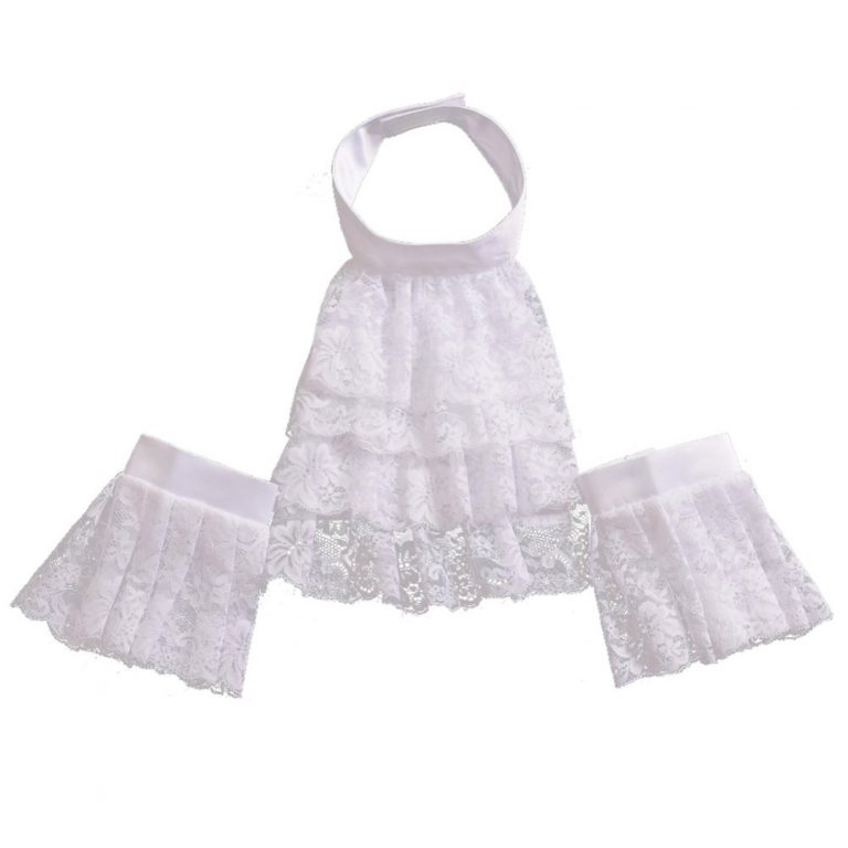 Cravat and Cuff Set White Austin Powers main image 0