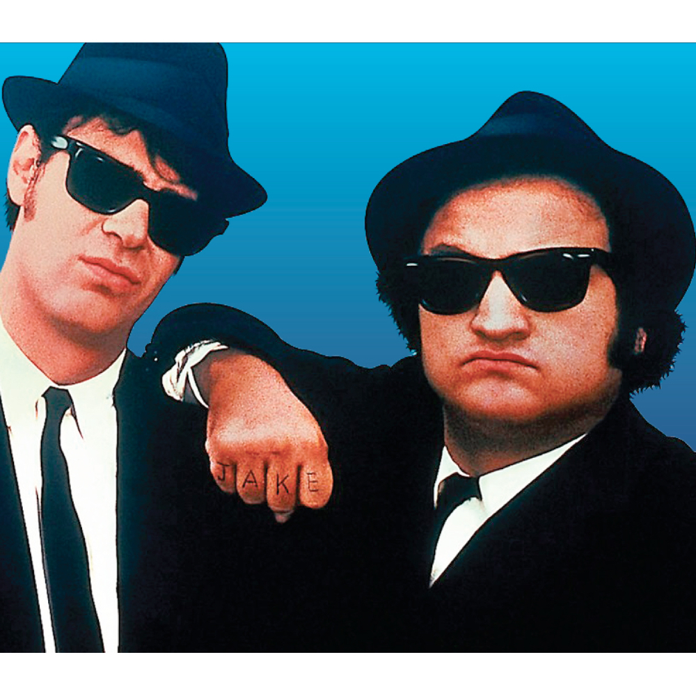 Blues Brothers Costume - Jake and Elwood Fancy Dress - Blues Brothers Hat