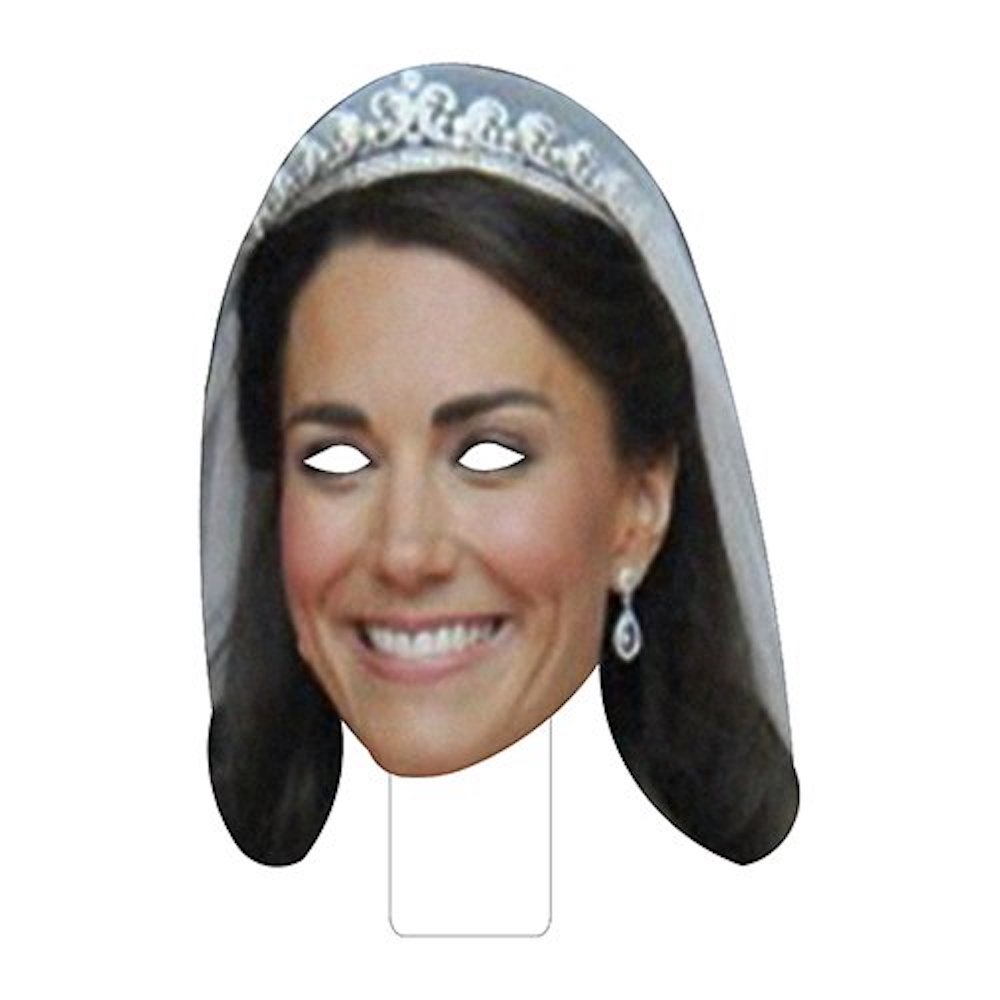 Kate Middleton Bride Costume - Kate Middleton Fancy Dress - Kate Middleton Mask