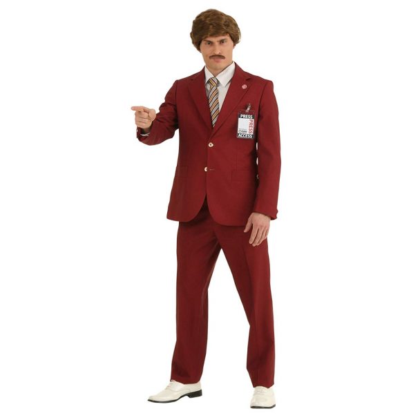 Ron Burgundy Costume - Anchorman Fancy Dress Costume