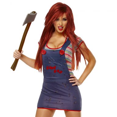Sexy Chucky Costume - Child's Play Fancy Dress for Women