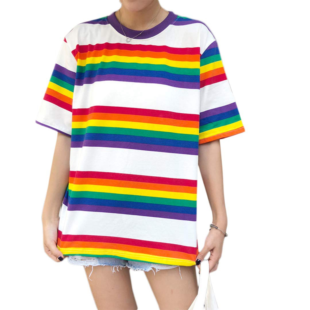 Sexy Chucky Costume - Child's Play Fancy Dress - Sexy Chucky Rainbow T-Shirt