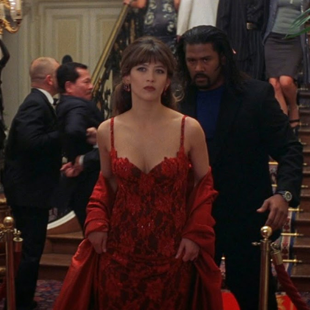 Elektra King Costume - James Bond Fancy Dress - The World is Not Enough - Bond Girl - Elektra King Shawl