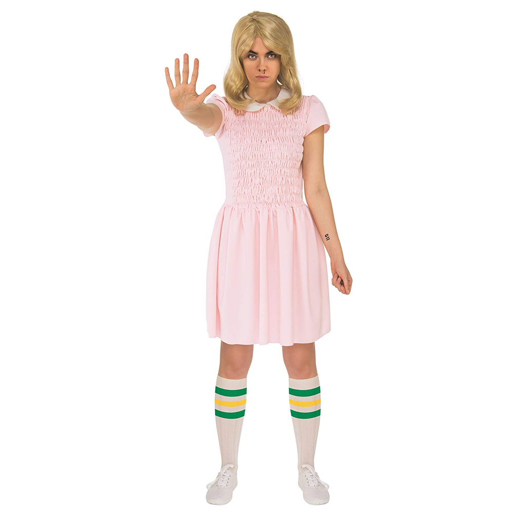 Eleven Costume - Stranger Things Fancy Dress - Eleven Dress