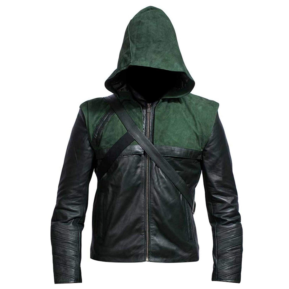Green Arrow Costume - Arrow Fancy Dress - Green Arrow Jacket