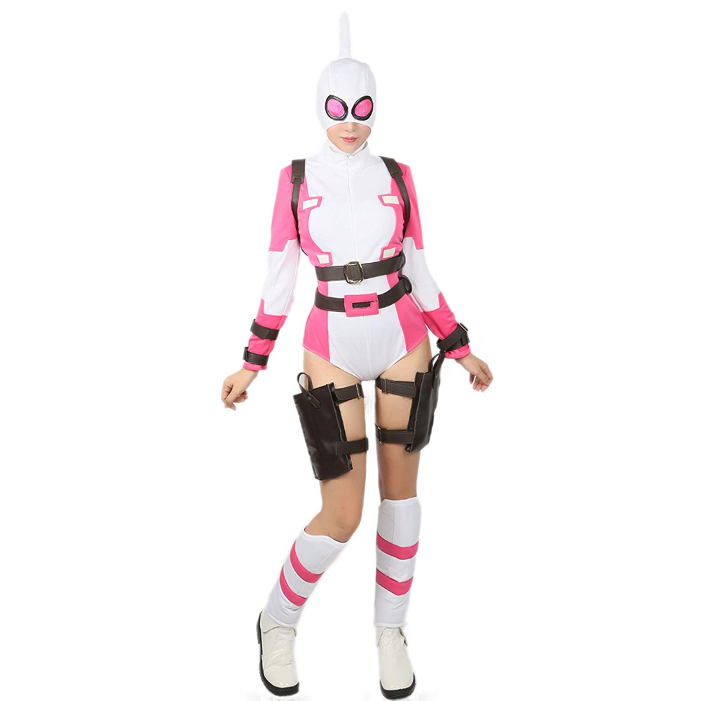 Gwenpool Costume - Deadpool Fancy Dress - Gwenpool Bodysuit
