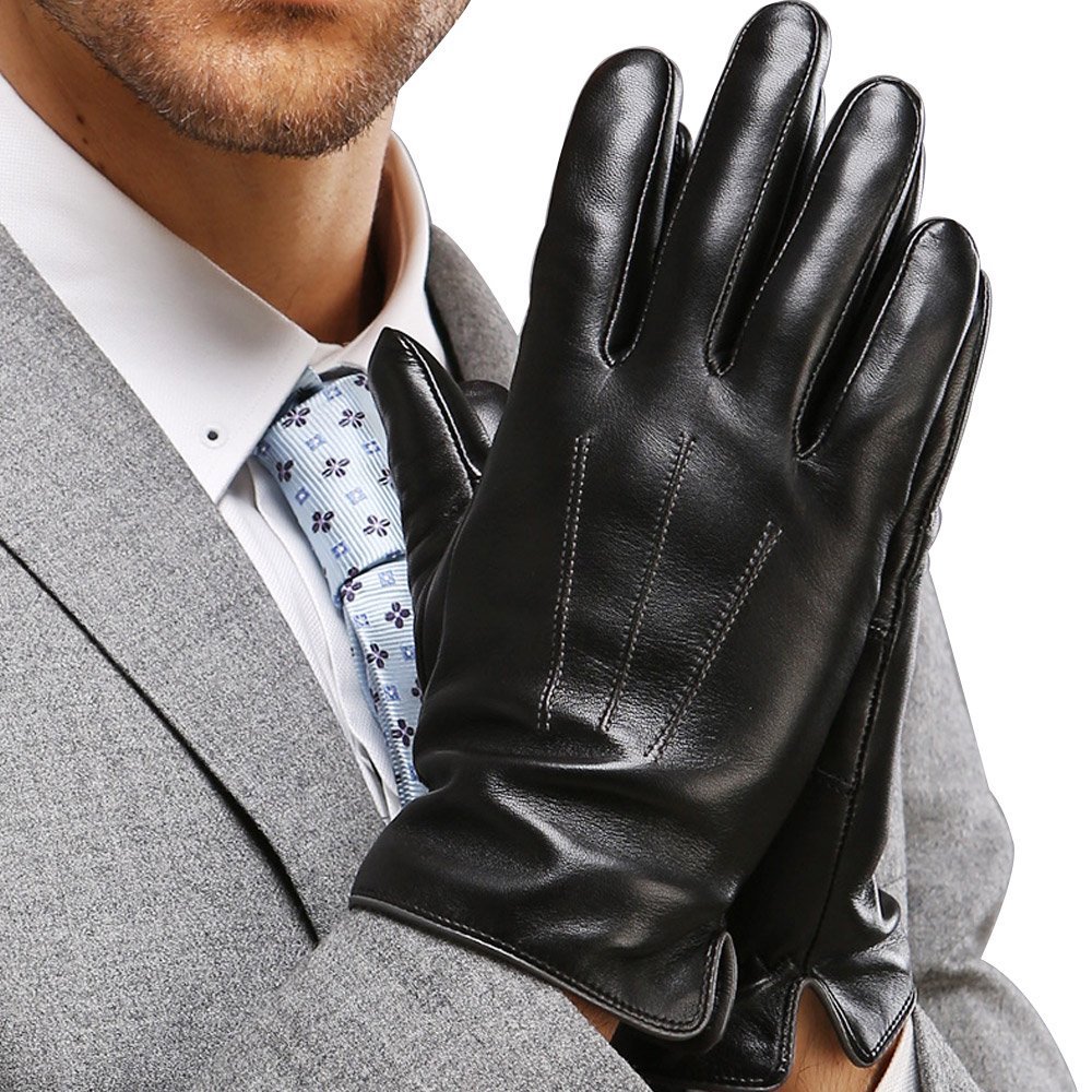 Man in Black Costume - Westworld Fancy Dress - Man in Black Gloves