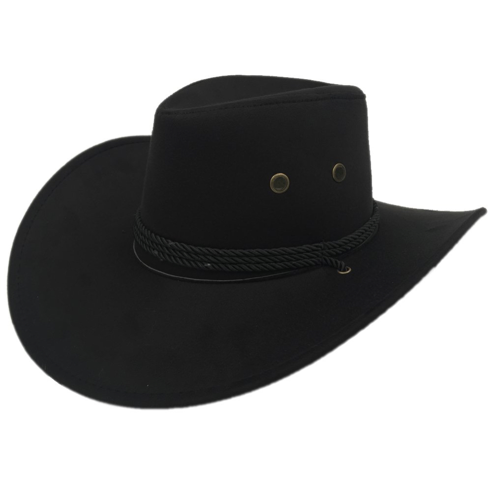 Man in Black Costume - Westworld Fancy Dress - Man in Black Hat