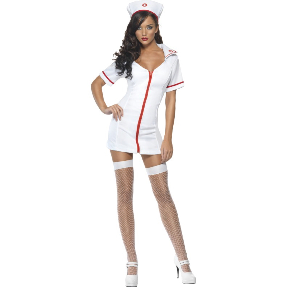 Sexy Nurse Costume - Naughty Nurse Costume - Fancy Dress - Sexy Nurse Cap