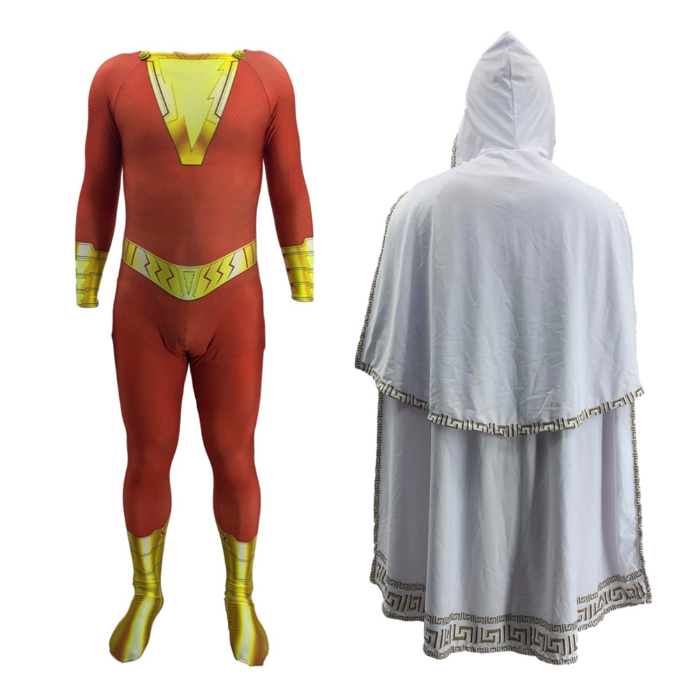 Shazam Costume - Shazam Fancy Dress - Shazam Suit