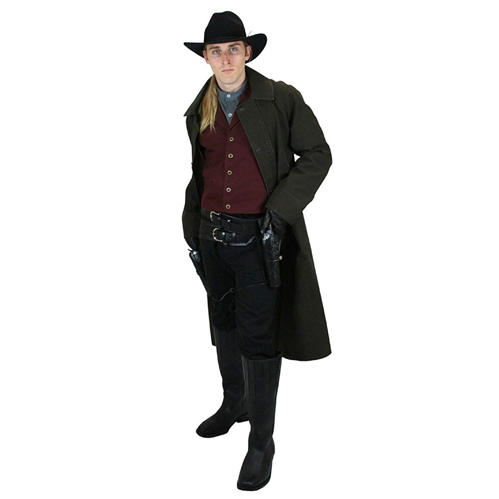 Wyatt Earp Costume - Tombstone Fancy Dress - Wyatt Earp Coat