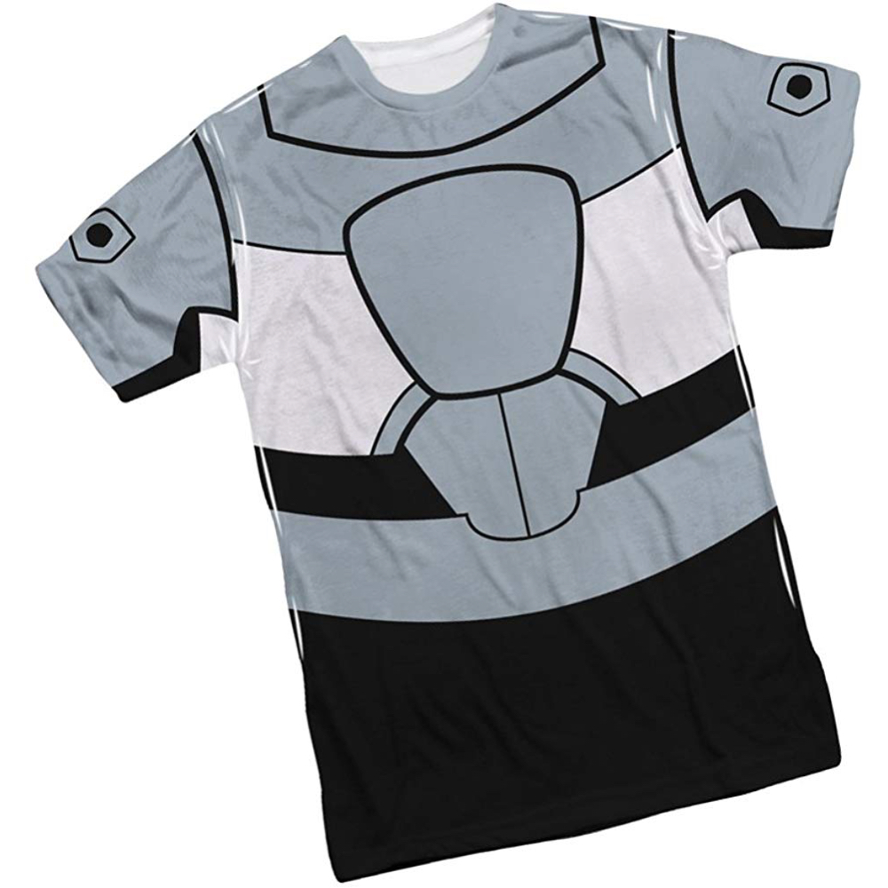 Cyborg Costume - Doom Patrol Fancy Dress - Cyborg Chest