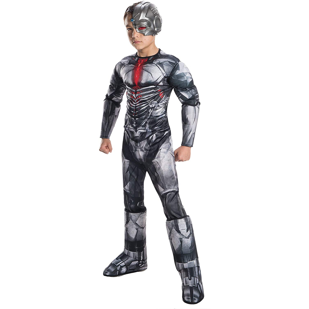 Cyborg Costume - Doom Patrol Fancy Dress - Cyborg Face