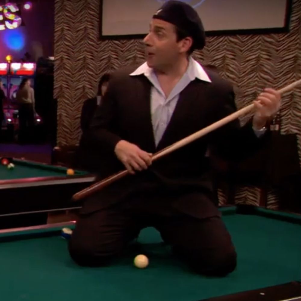 Date Mike Costume - The Office Fancy Dress - Date Mike Pool Stick