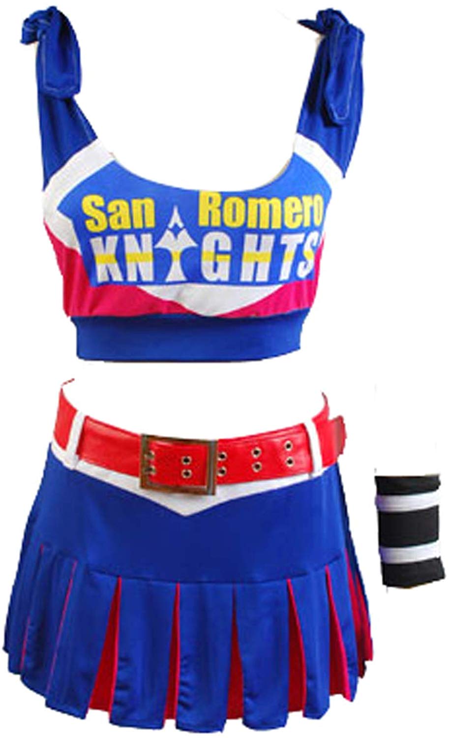 Juliet Starling Costume - Lollipop Chainsaw Fancy Dress - Juliet Starling Cheerleader Outfit