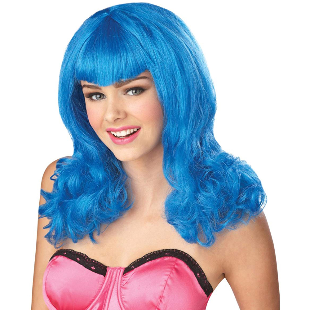 Katy Perry California Gurls Costume - Katy Perry Fancy Dress - Katy Perry Garter Hair Wig
