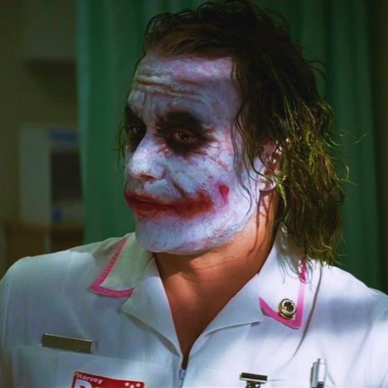 Mens Twisted Joker Nurse Costume Joker Nurse Fancy Dress Costume