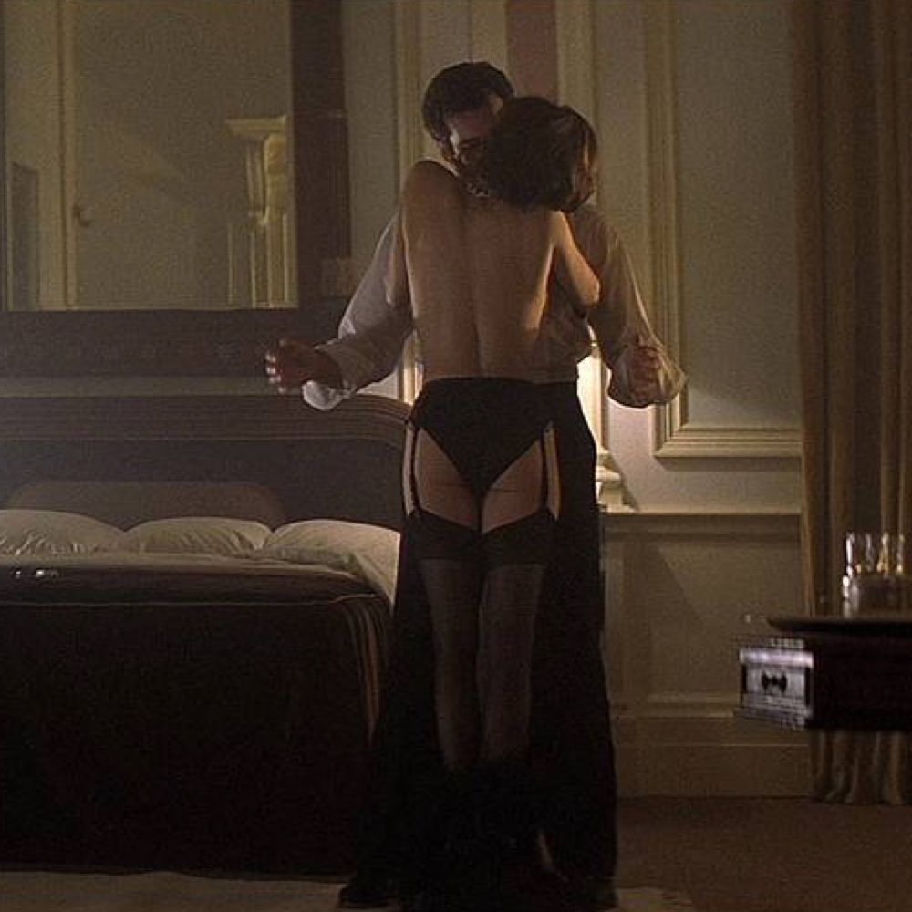 Paris Carver Costume - James Bond Fancy Dress - Bond Girl - Paris Carver Garter Belt