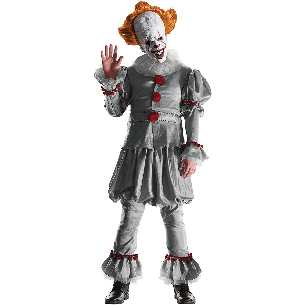 Pennywise Costume - IT Fancy Dress - Pennywise Complete Costume
