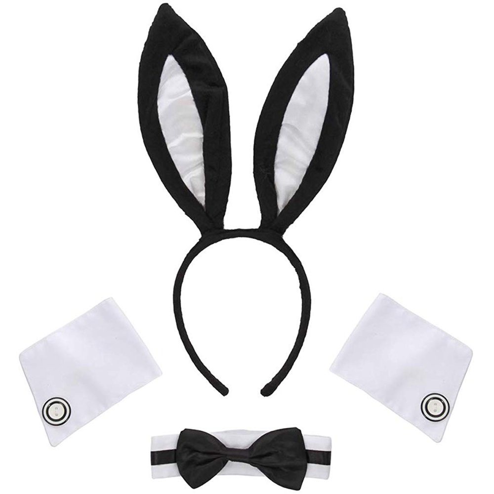 Playboy Bunny Costume - Playboy Fancy Dress - Playboy Bunny Tuxedo Accessories