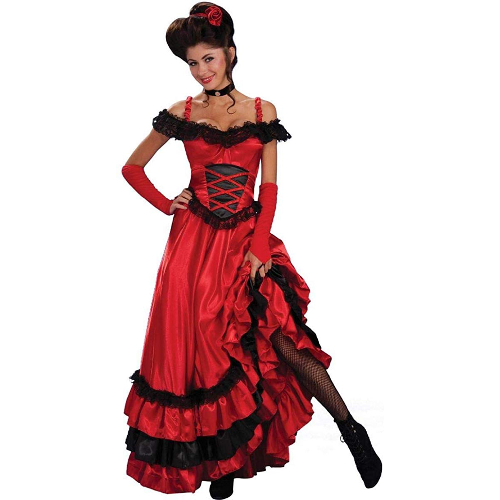 Saloon Girl Costume - Saloon Girl Fancy Dress - Saloon Girl Complete Costume
