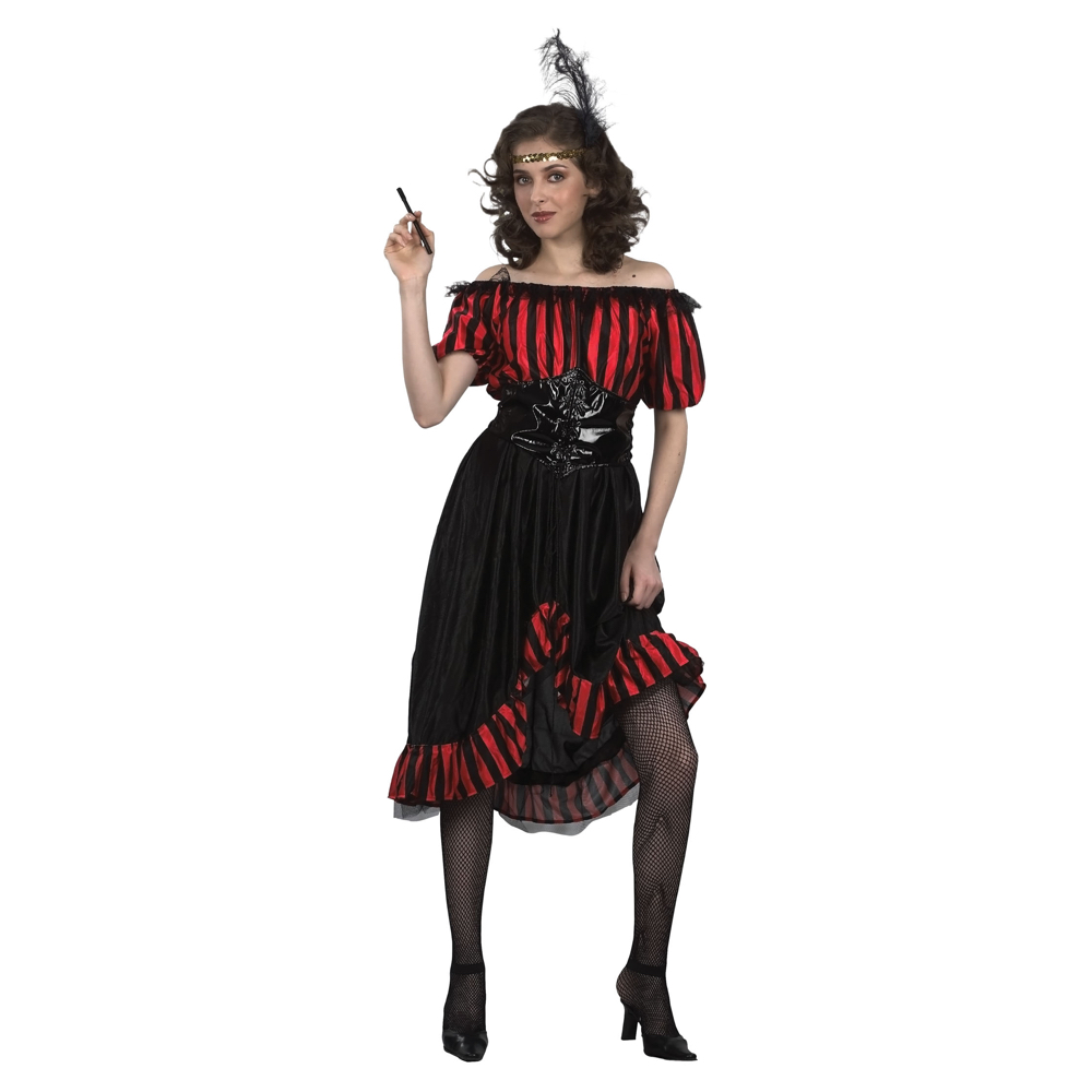 Saloon Girl Costume - Saloon Girl Fancy Dress - Saloon Girl Feather Hair Clip