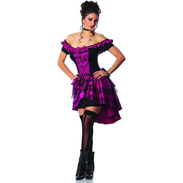 Saloon Girl Costume - Western Saloon Girl Fancy Dress