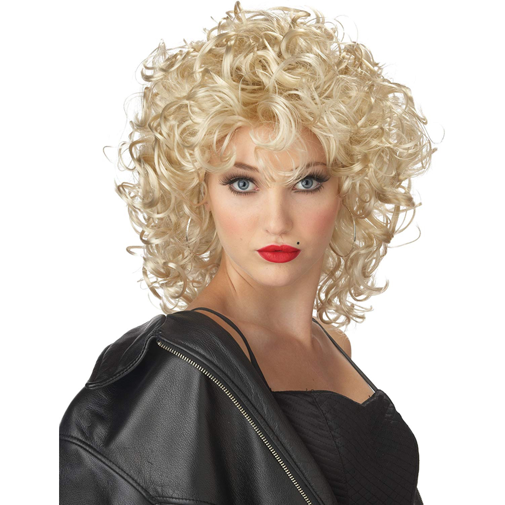 Sandy Olsson Costume - Grease Fancy Dress - Sandy Olsson Hair Wig