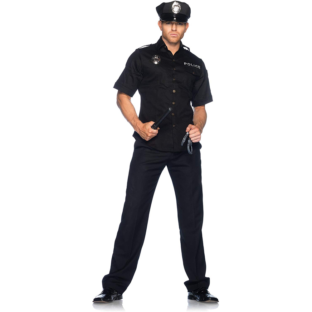 T-1000 Costume - Terminator 2: Judgement Day Fancy Dress - T-1000 Police Uniform