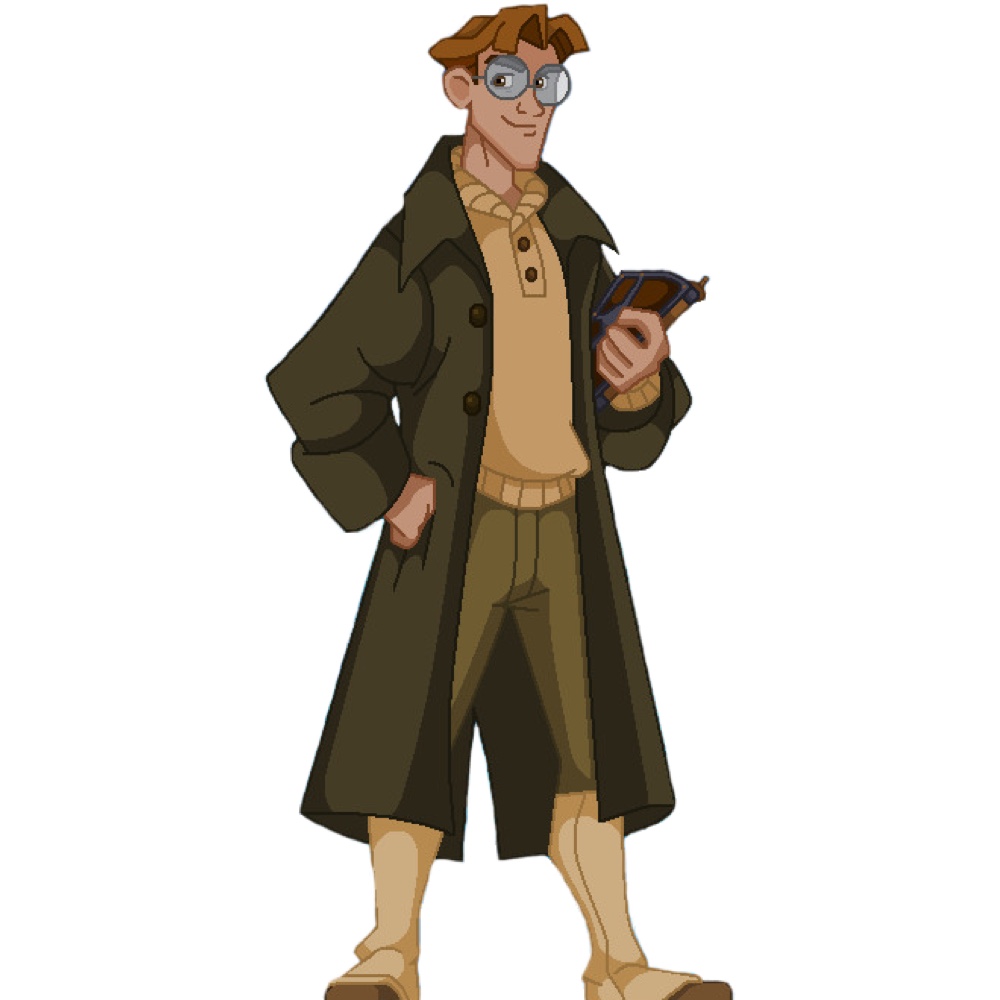 Milo Thatch Costume - Atlantis: The Lost Empire - Fancy Dress - Cosplay - Boots