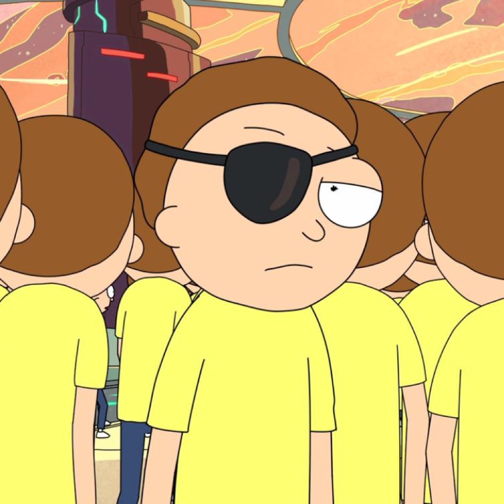 Morty Smith Costume - Rick and Morty Fancy Dress - Cosplay - Eyepatch