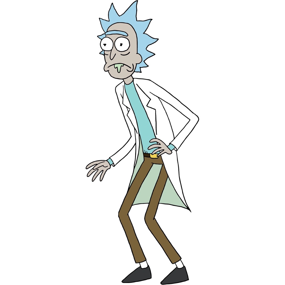 Rick Sanchez Costume - Rick and Morty Fancy Dress - Cosplay - Pants