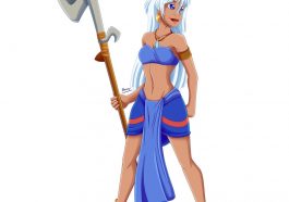 Princess Kida Costume - Atlantis: The Lost Empire Fancy Dress - Cosplay - Skirt