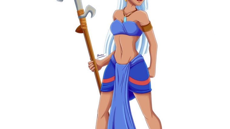 Princess Kida Costume - Atlantis: The Lost Empire Fancy Dress - Cosplay - Skirt