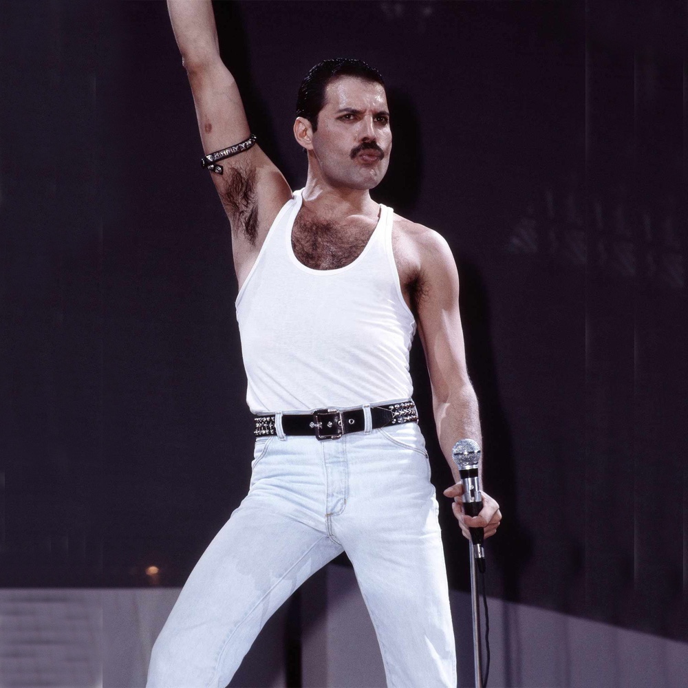 Freddie Mercury - Live Aid Costume - Cosplay - Fancy Dress - Tank Top