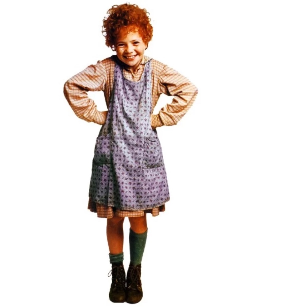 Orphan Annie Costume - Annie Fancy Dress - Cosplay - Apron