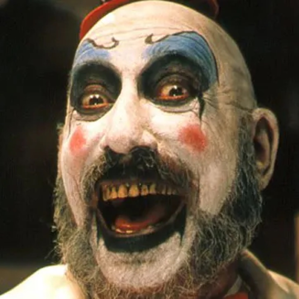 Captain Spaulding Costume - House of 1001 Corpses - The Devils Rejects - Killer Clown Fancy Dress - Cosplay - Fake Beard