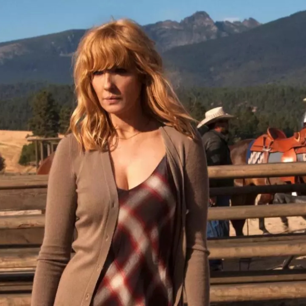 Beth Dutton Plaid Dress Outfit - Style - Beth Dutton Outfits - Costume - Yellowstone - Cardigan
