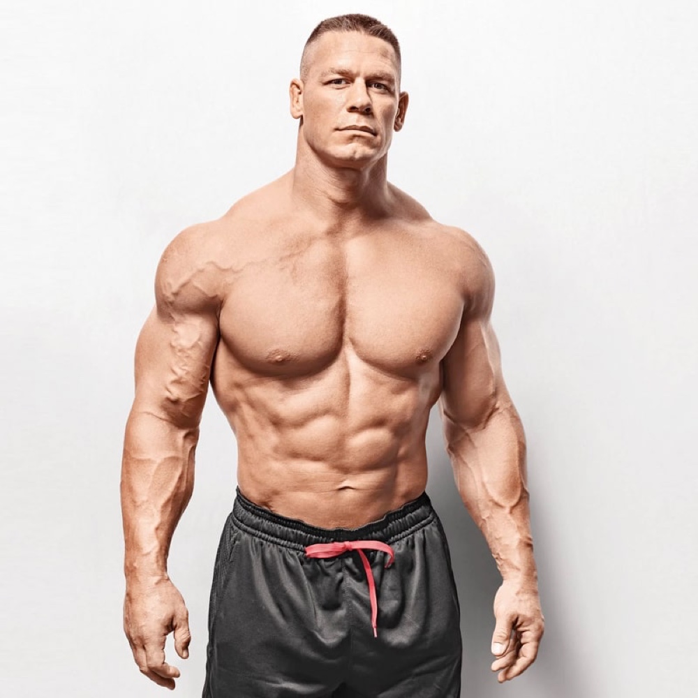 John Cena Costume - Fancy Dress - Wrestling Cosplay - Muscular Chest T-Shirt