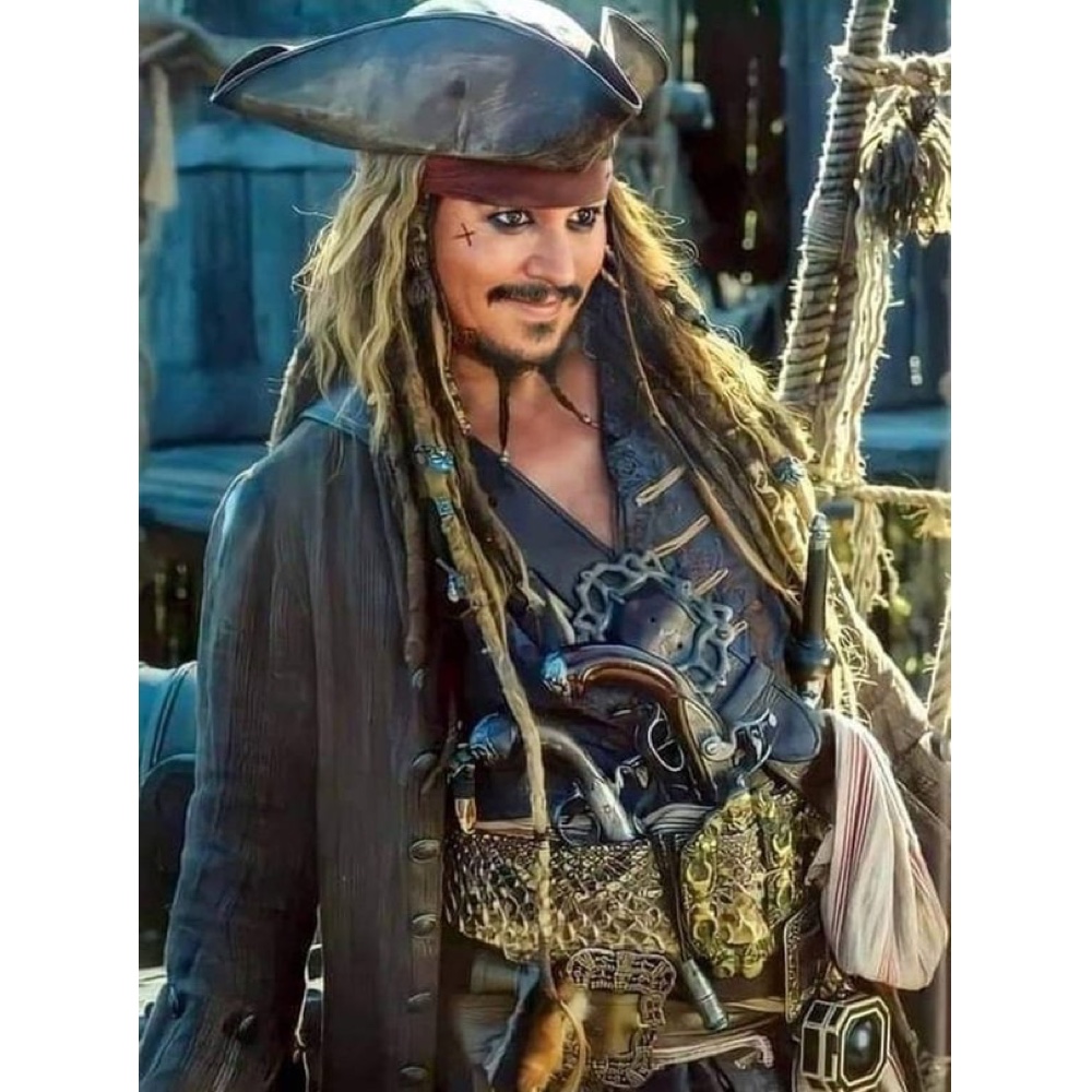Jack Sparrow Costume - Pirates of the Caribbean Fancy Dress - Cosplay - Coat