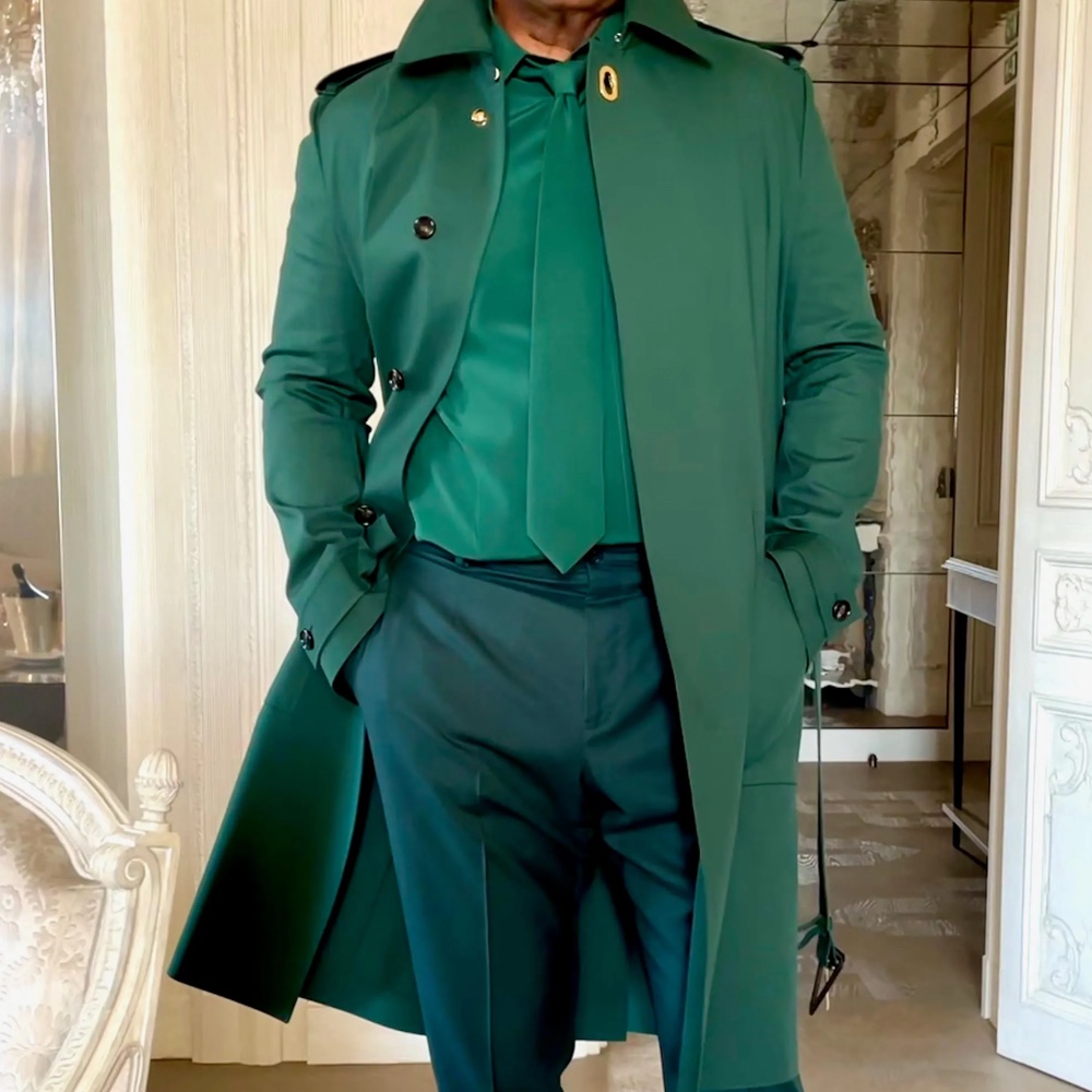 Steve Harvey Costume - Green Suit Fancy Dress - Cosplay - Coat