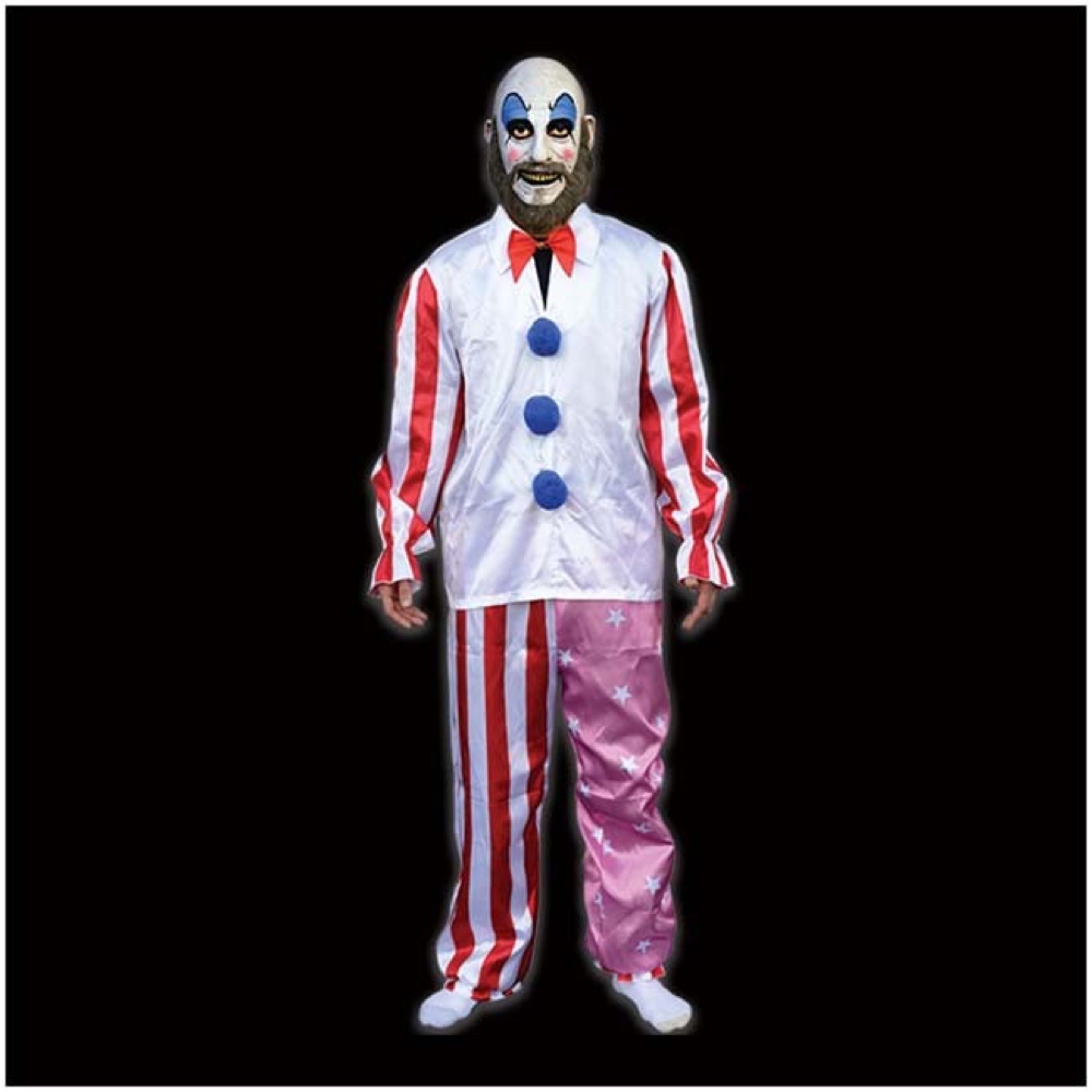 Captain Spaulding Costume - House of 1001 Corpses - The Devils Rejects - Killer Clown Fancy Dress - Cosplay - Complete Costume Set
