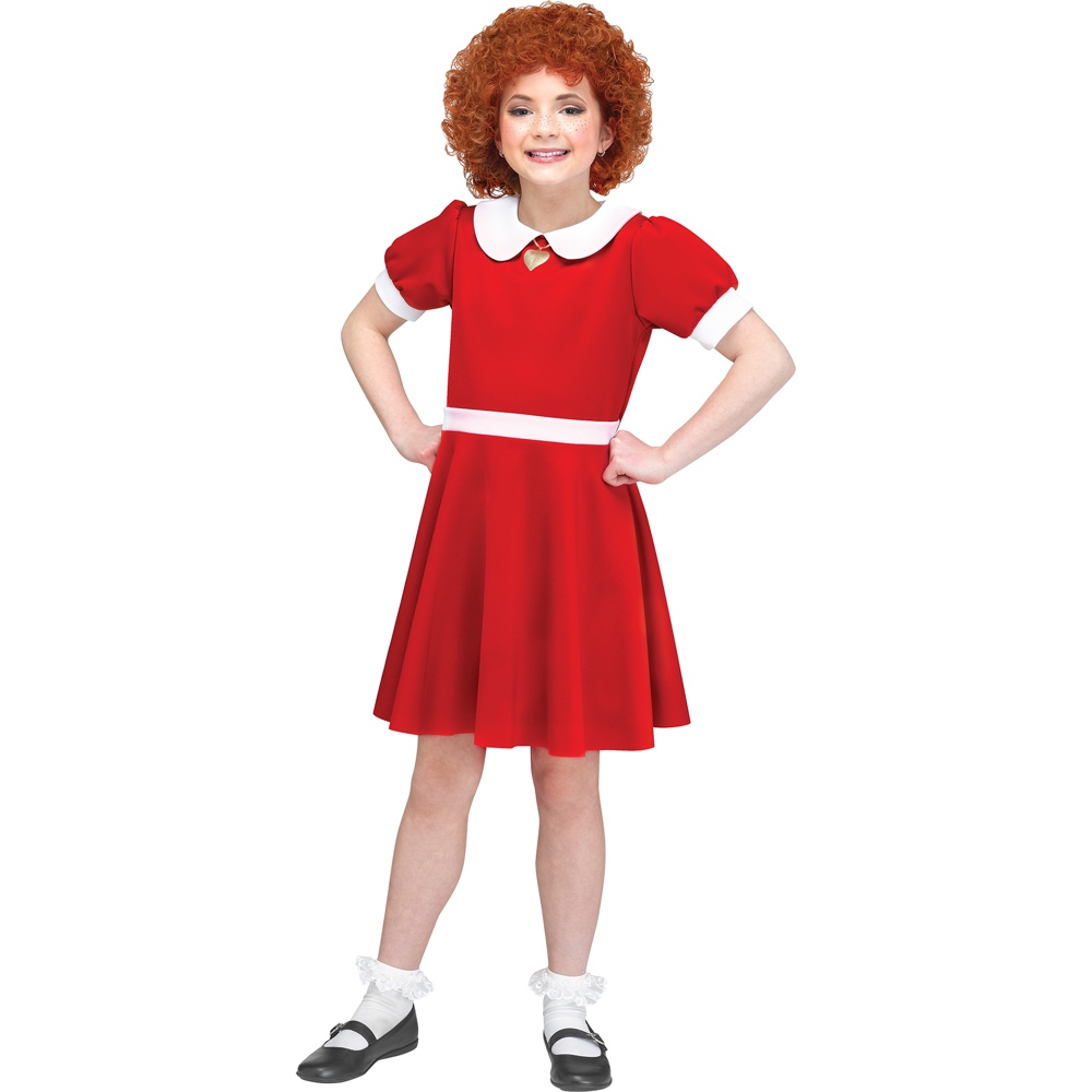Orphan Annie Costume - Annie Fancy Dress - Cosplay - Complete Costume Set
