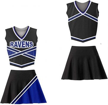 Tree Hill Ravens Cheerleader Costume - Fancy Dress