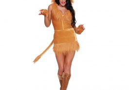 Cowardly Lioness Costume - The Wizard of Oz Fancy Dress - Cosplay