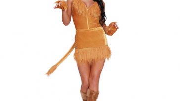 Cowardly Lioness Costume - The Wizard of Oz Fancy Dress - Cosplay