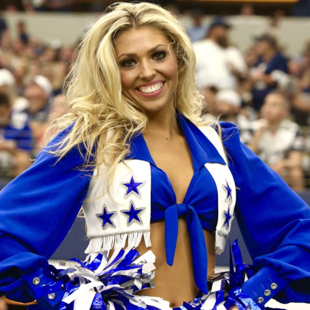 Dallas Cowboys Cheerleader Costume - Fancy Dress - Cosplay - Uniform - Pantyhose - Cropped Top
