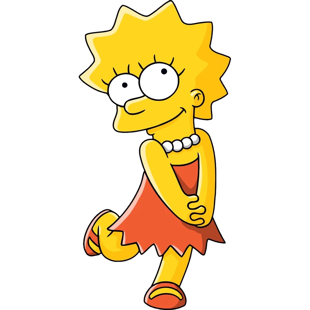 Lisa Simpson Costume - The Simpsons Fancy Dress Cosplay - Dress